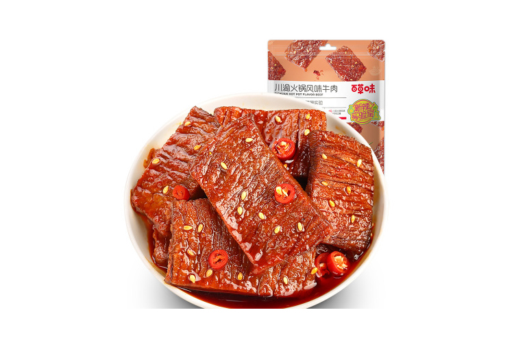 BAICAOWEI SICHUAN CHONGQING HOTPOT FLAVOUR BEEF 105G